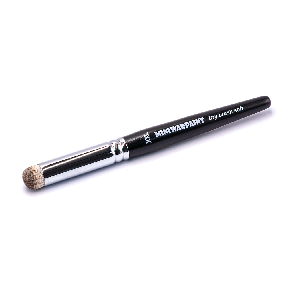 T-124  кисти  Кисть MiniWarPaint серии Drybrush Soft XXL