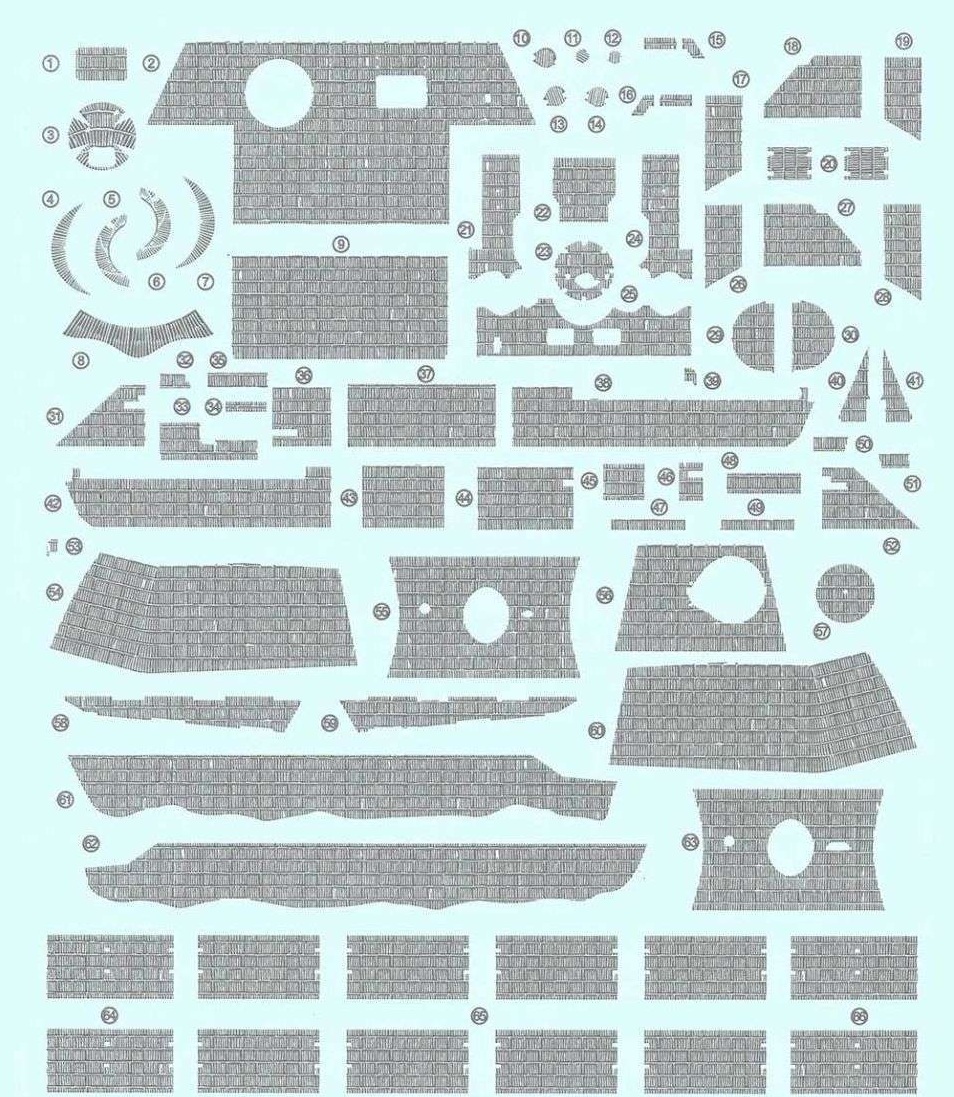 SPS-052  декали  Sd.Kfz.171 Panther Ausf. A Late Production Zimmerit Decal Type 3  (1:35)