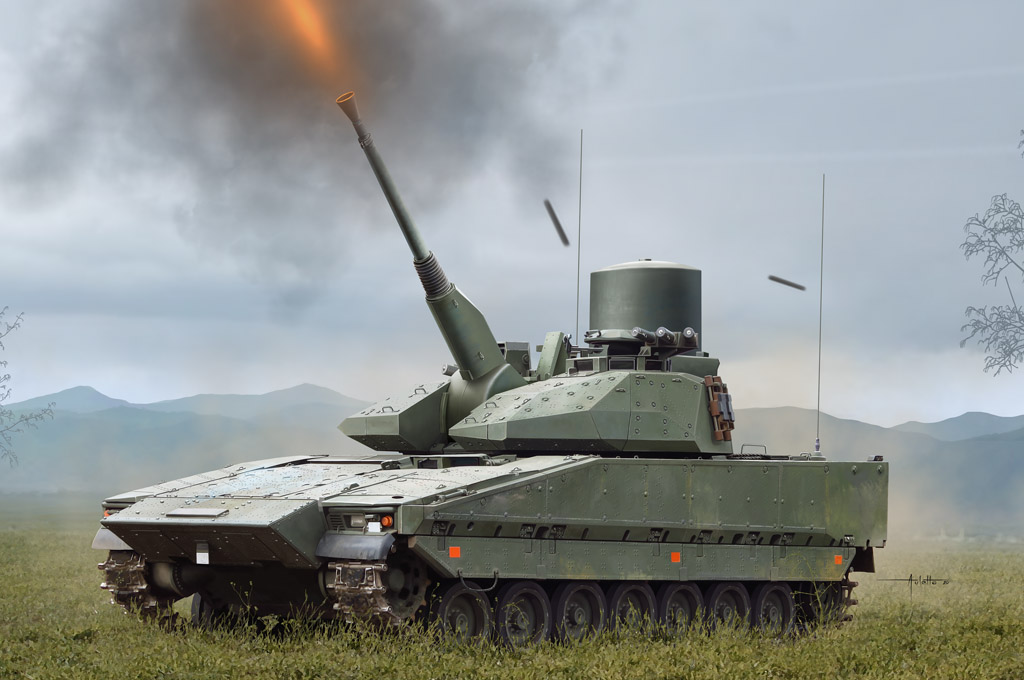 84508  техника и вооружение  LvKv 90C Anti-Air Vehicle  (1:35)