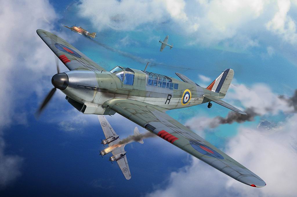 05823  авиация  Fairey Fulmar MK.II  (1:48)