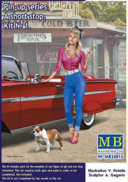 MB24015  фигуры  Пин-ап. Краткая остановка. №1  (1:24)