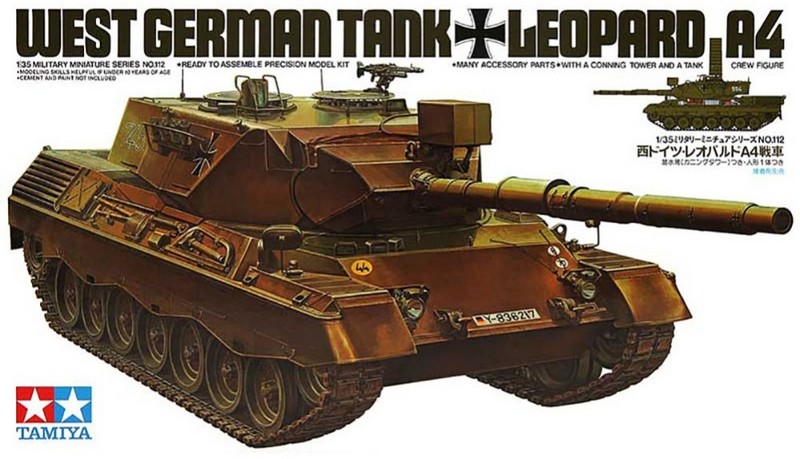 35112  техника и вооружение  West German Tank Leopard A4  (1:35)