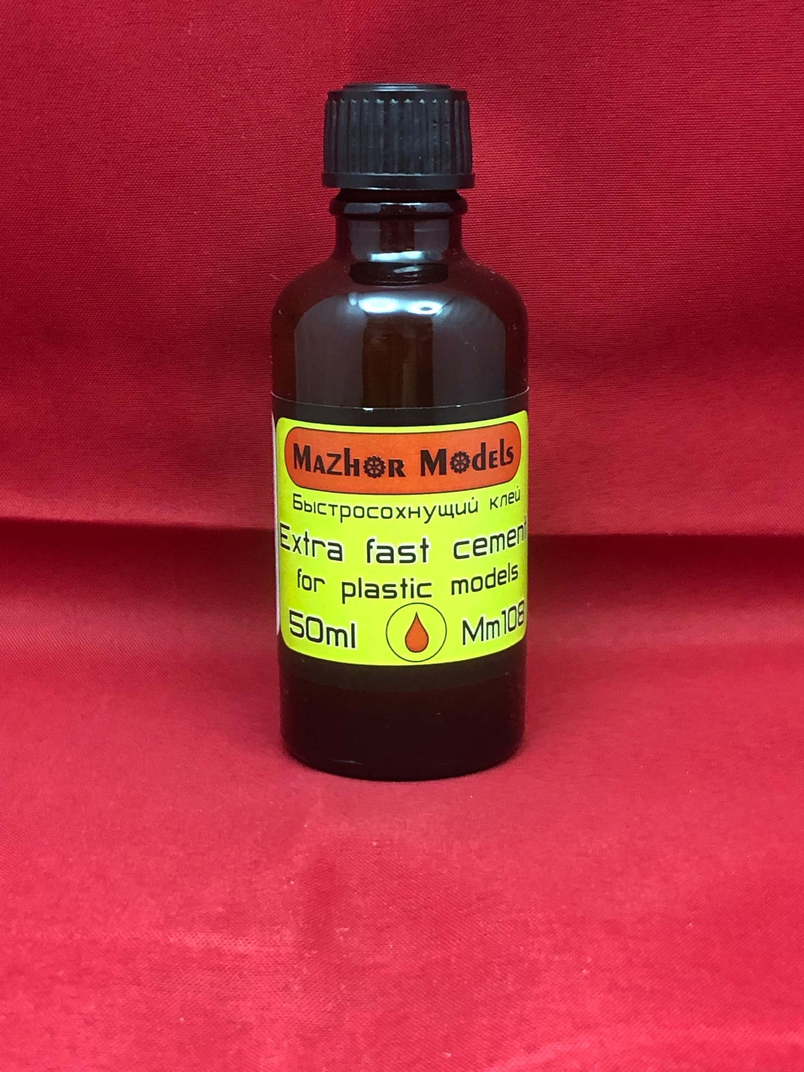 MM108  клей  Extra fast cement (Быстросохнущий клей) 50 мл.