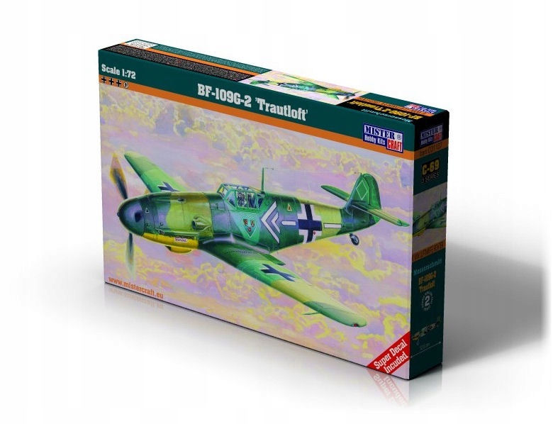 C-69  авиация  Bf-109G-2 "Trautloft"  (1:72)
