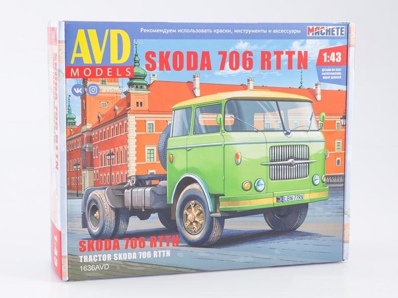 1636AVD  автомобили и мотоциклы  SKODA 706 RTTN   (1:43)