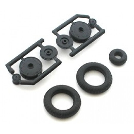 4814  дополнения из пластика  Rubber Wheels. Bf109G. Version B  (1:48)