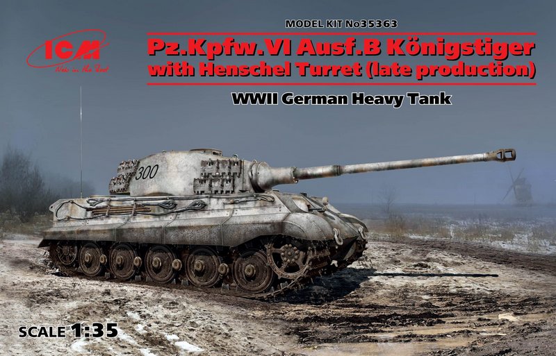 35363  техника и вооружение  Pz.VI ausf.B King Tiger (Henschel turret) (1:35)