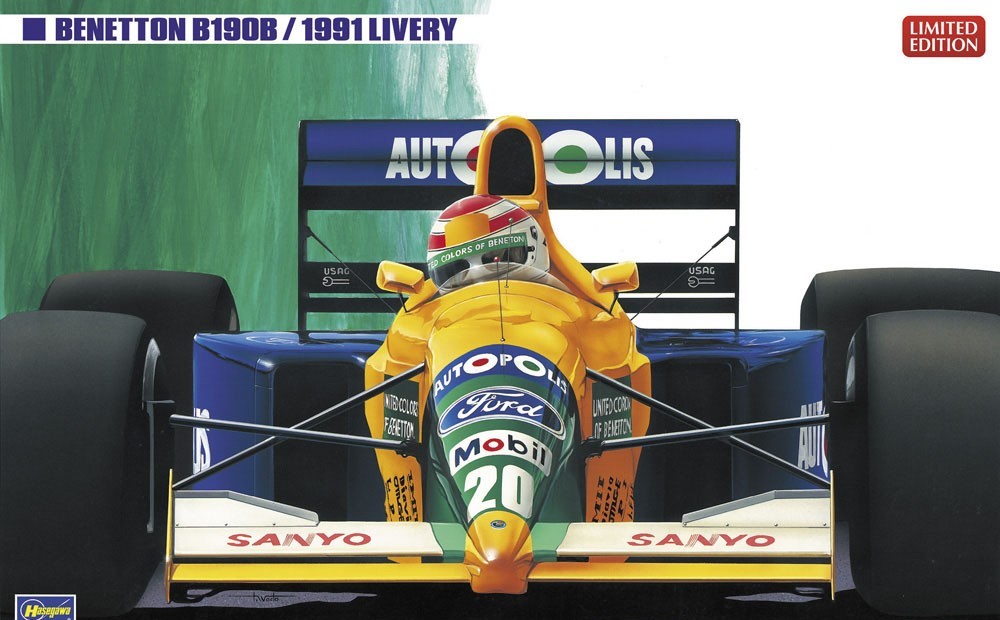 20713  автомобили и мотоциклы  Benetton B190B 1991 Livery  (1:24)