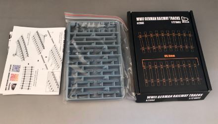 A72003  наборы для диорам  WWII German Railway Tracks  (1:72)