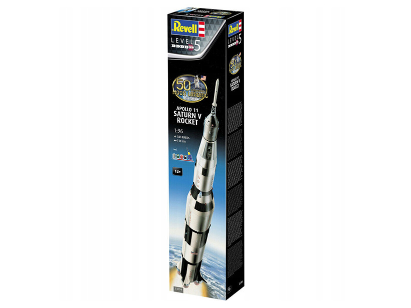 03704  космос  Apollo 11 Saturn V Rocket 50th Anniversary Moon Landing  (1:96)