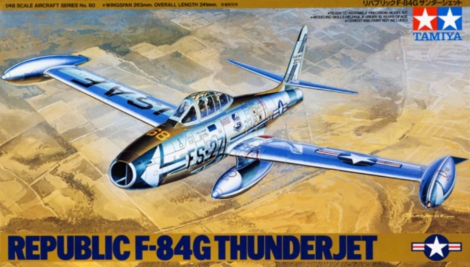 61060  авиация  Republic F-84G Thunderjet  (1:48)