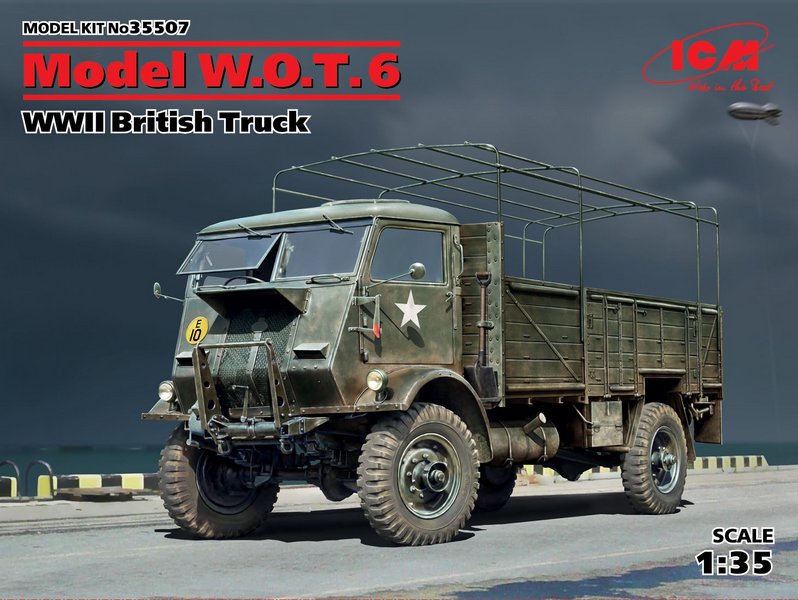 35507  техника и вооружение  Model W.O.T. 6, WWII British Truck  (1:35)