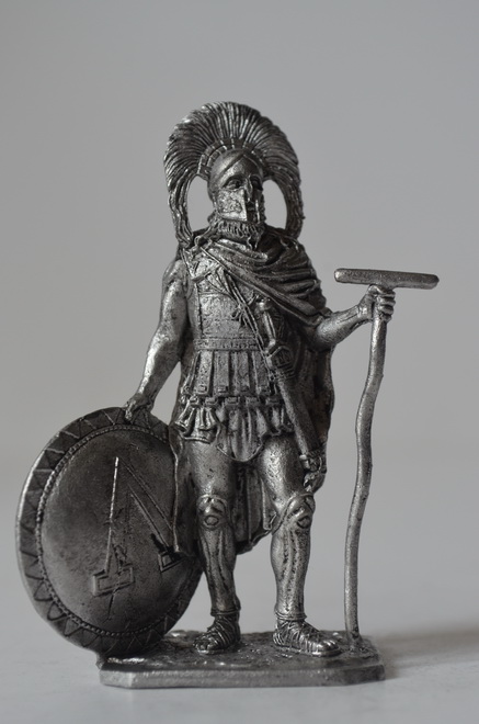 211 A  миниатюра  Спартанский гоплит, 5век до н.э.