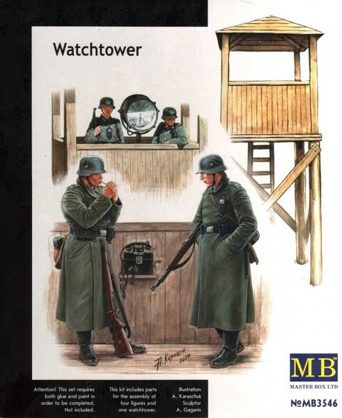 MB3546  фигуры  Караульная вышка (1:35)