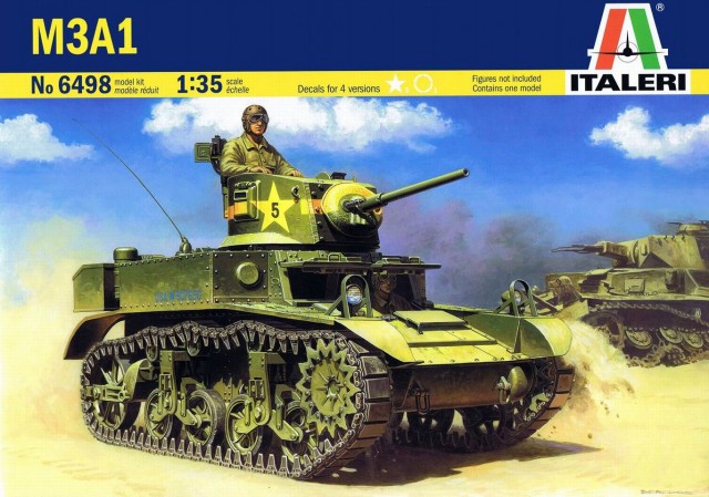 6498  техника и вооружение  M3A1 (1:35)