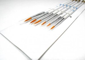 3691  кисти  Набор кистей из синтетического волоса 6 шт. №0000, 000, 00, 0, 1, 2