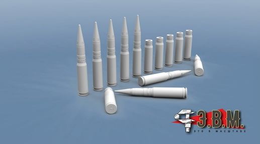 RS35021  дополнения из смолы  Снаряды 30мм ББ  (1:35)