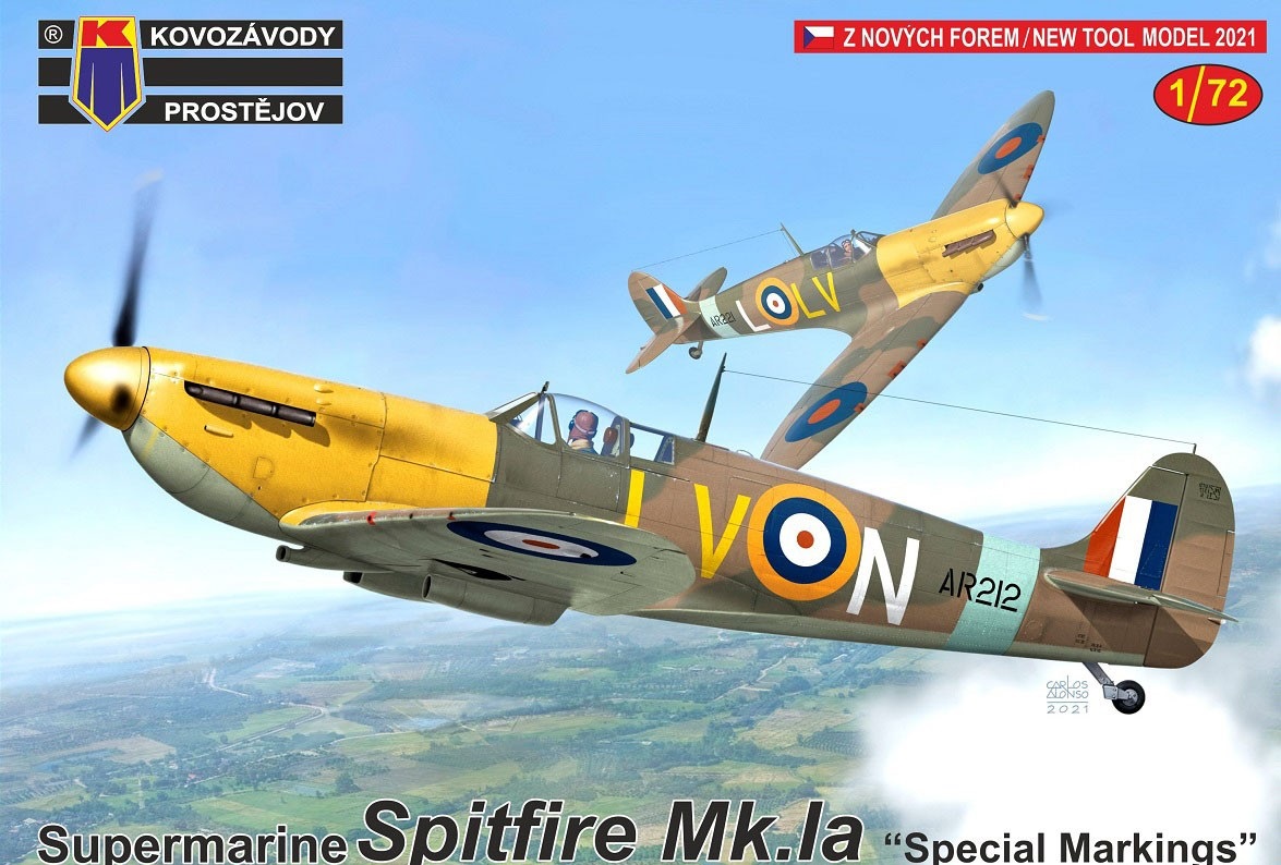 KPM0276  авиация  Supermarine Spitfire Mk.Ia "Special Markings"  (1:72)