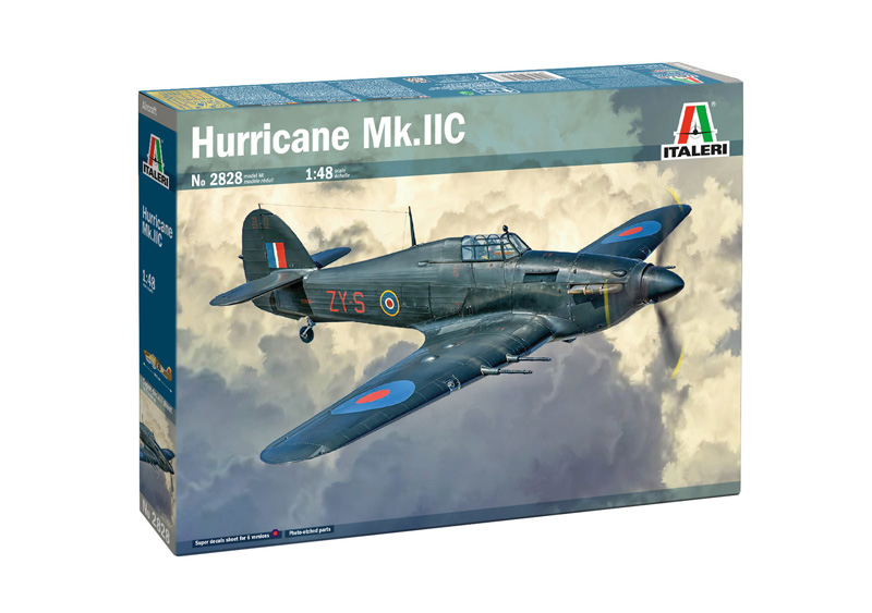 2828  авиация  Hurricane Mk. IIC  (1:48)