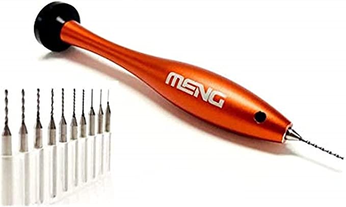 MTS-023  ручной инструмент  Дрель + свёрла Precision Hobby Pin Vise Set