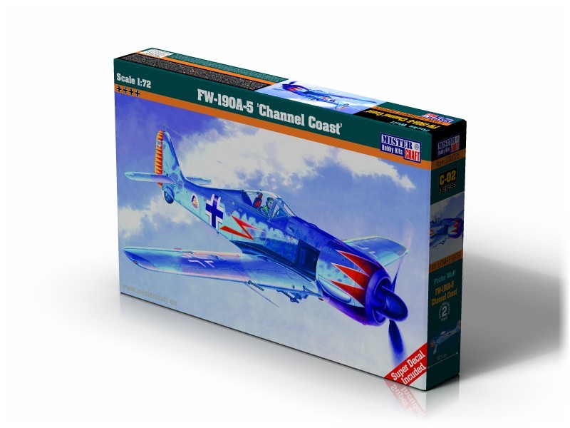 C-02  авиация  Fw-190A-5 Channel Coast (1:72)