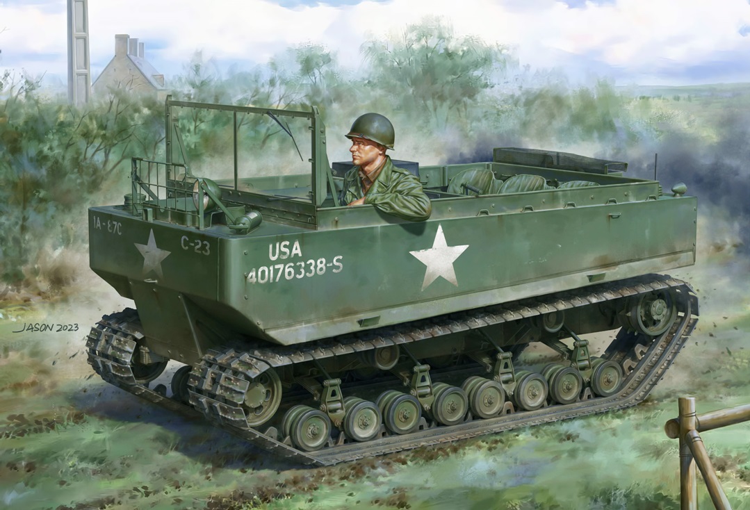 2167  техника и вооружение  M29 Weasel  (1:35)