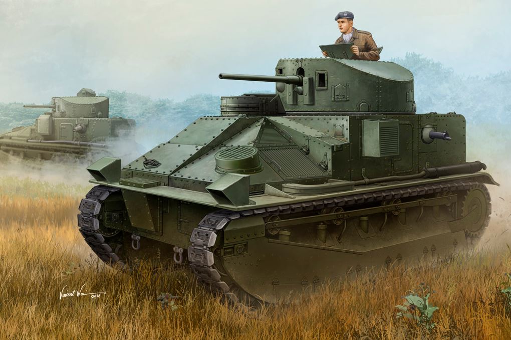 83879  техника и вооружение  Vickers Medium Tank Mk II  (1:35)