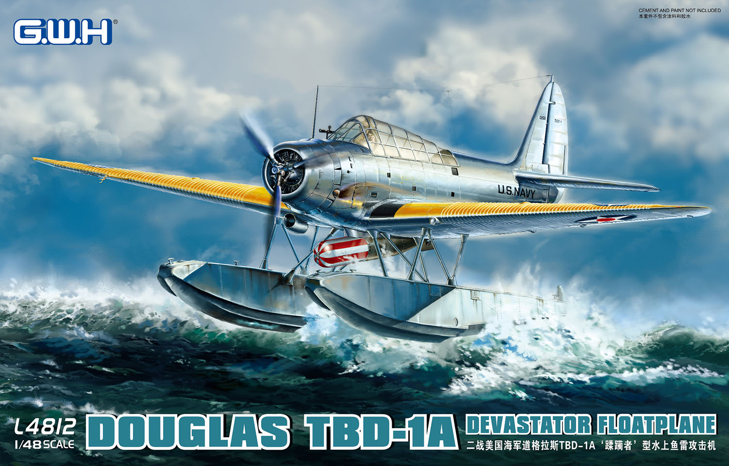 L4812  авиация  Douglas TBD-1A Devastator Floatplane  (1:48)