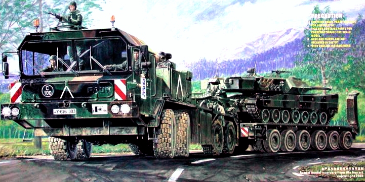 00203  техника и вооружение  Faun SLT-56  (1:35)