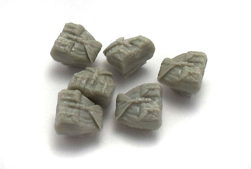 ZA35203  дополнения из смолы  Советский вещмешок обр. 1938г. 6 шт.  (1:35)