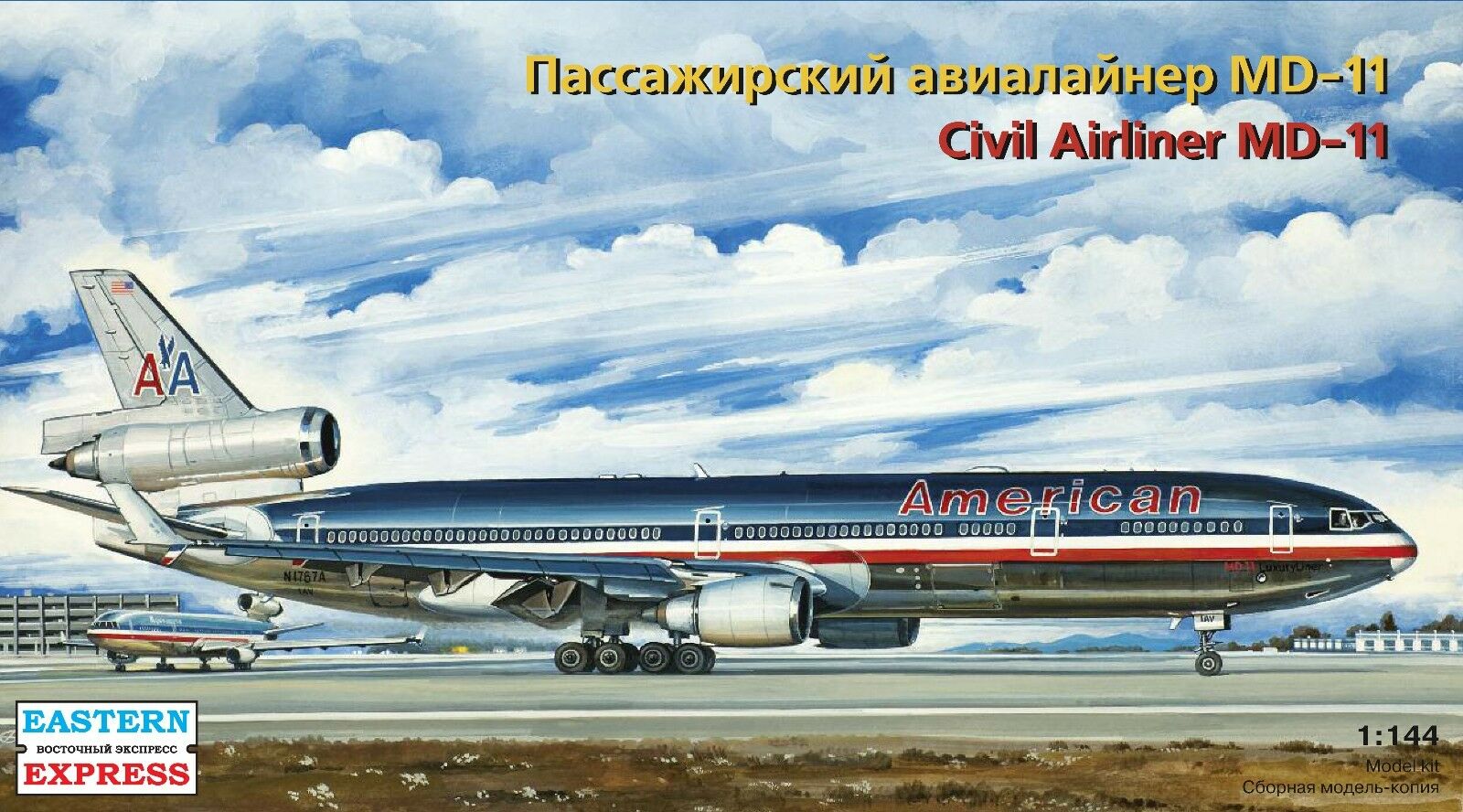 144107  авиация  MD-11 (1:144)