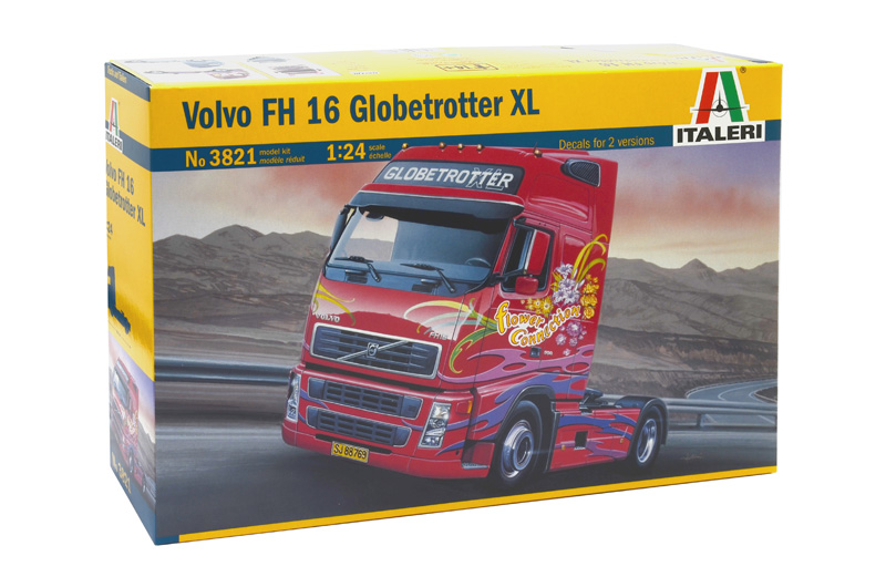 3821  автомобили и мотоциклы  VOLVO FH16 Globetrotter XL (1:24)