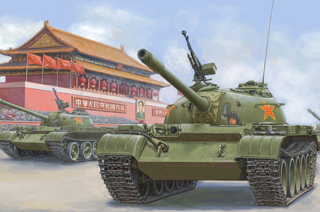 84539  техника и вооружение  PLA 59 Medium Tank-early  (1:35)