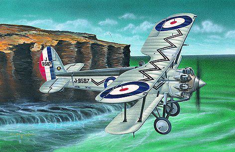 0812  авиация  Bristol Bulldog (1:48)