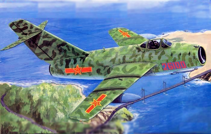 02204  авиация  The PLAAF M&G-15 bis Fighter  (1:32)