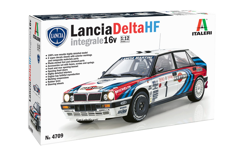 4709  автомобили и мотоциклы  Lancia Delta HF integrale 16v  (1:12)