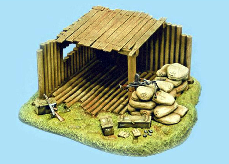 0417  наборы для диорам  "Командный пост" (1:35)