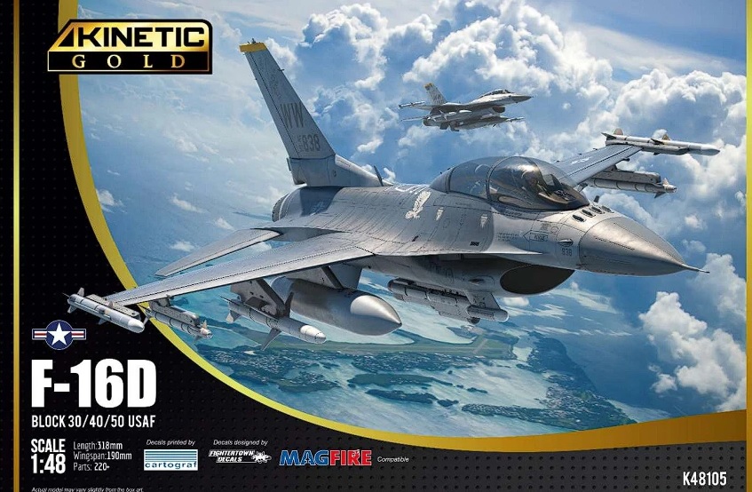 K48105  авиация  F-16D Block 30/40/50 USAF  (1:48)