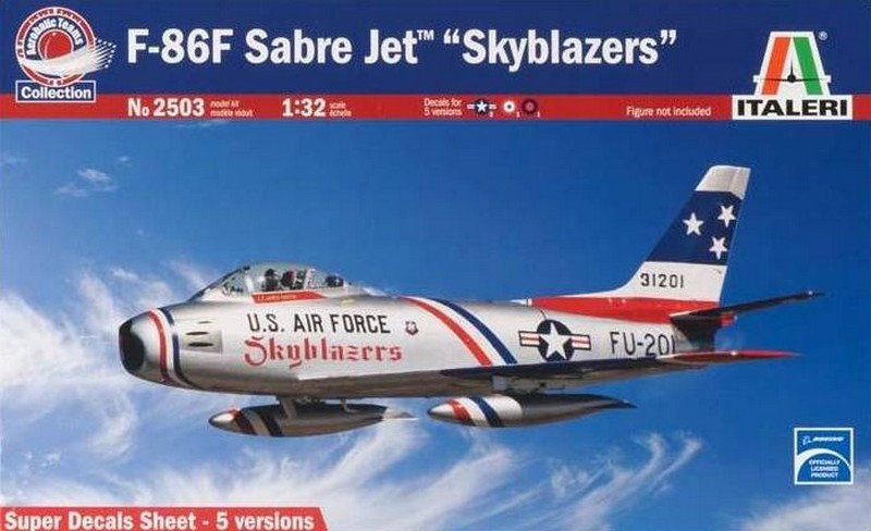 2684  авиация  F-86F Sabre Jet группы "Skyblazers" (1:48)