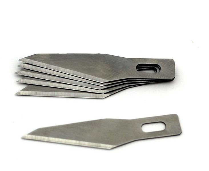 4825  ручной инструмент  Лезвия для ножей 0,5х6х39мм 6шт/уп.