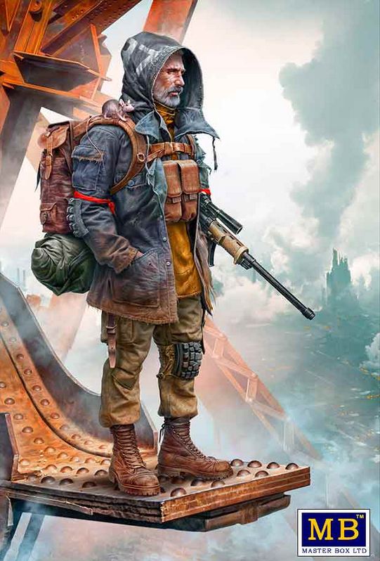 MB35213  фигуры Pоst-apocalyptic fiction. Desert Battle Series. Skull Clan – Long-distance raid. Kit