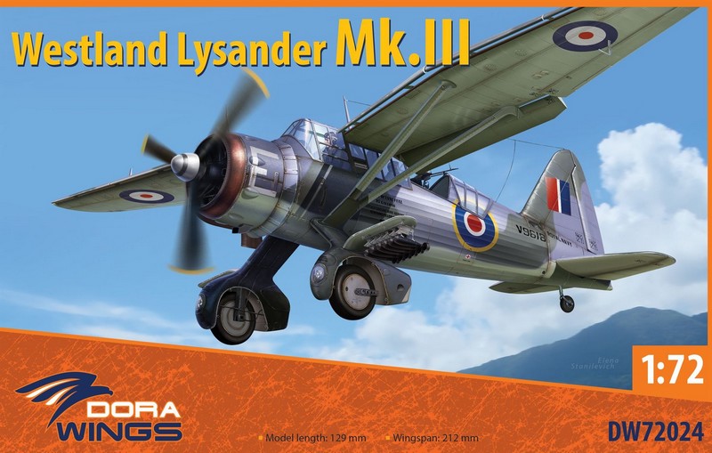 DW72024  авиация  Westland Lysander Mk.III  (1:72)