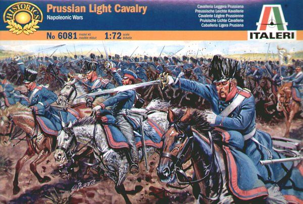 6081  фигуры  Prussian Light Cavalry Napoleonic Wars  (1:72)