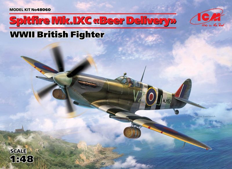 48060  авиация  Spitfire Mk.IXC 'Beer Delivery', WWII British Fighter  (1:48)