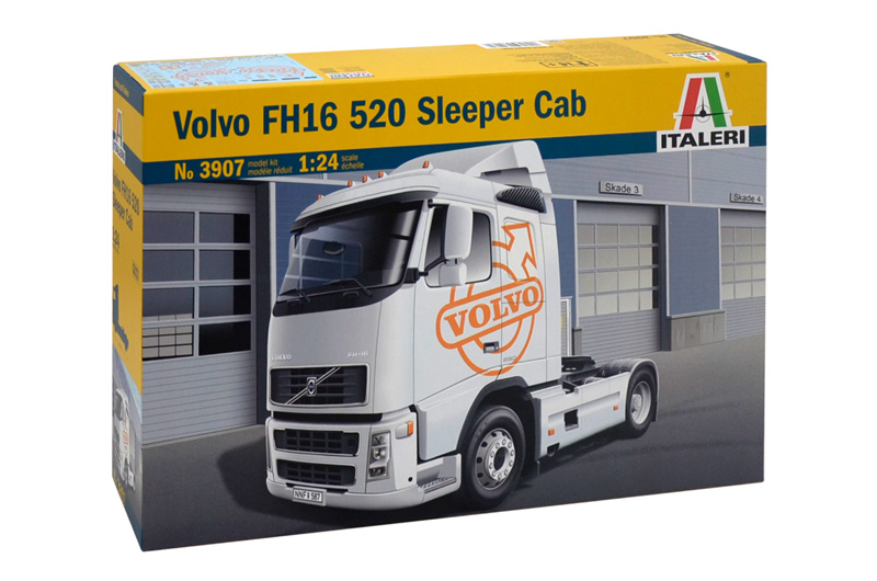 3907  автомобили и мотоциклы  VOLVO FH16 520 SLEEPER CAB  (1:24)