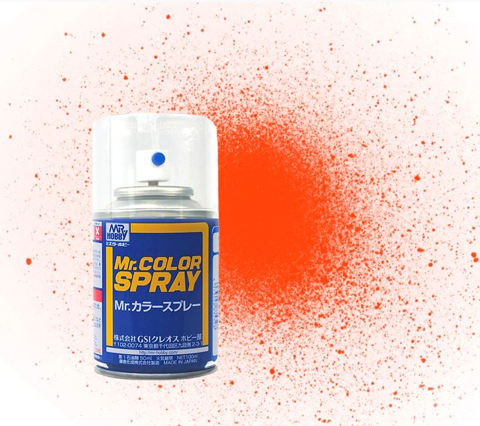 S 47  краска в баллончиках т.м. MR.HOBBY 100мл  CLEAR RED