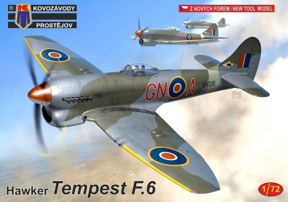 KPM0223  авиация  Hawker Tempest F.6  (1:72)