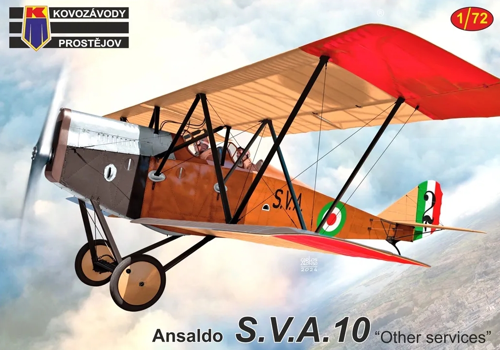 KPM0448  авиация  Ansaldo S.V.A.10 Other services  (1:72)