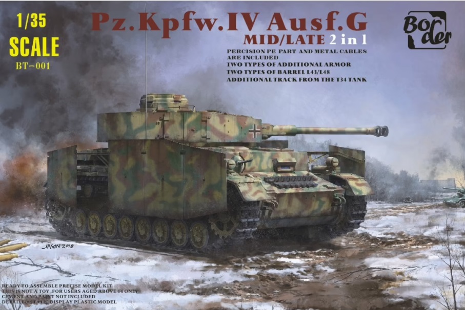 BT-001  техника и вооружение  Pz.Kpfw.IV Ausf.G Mid/Late 2 in 1  (1:35)