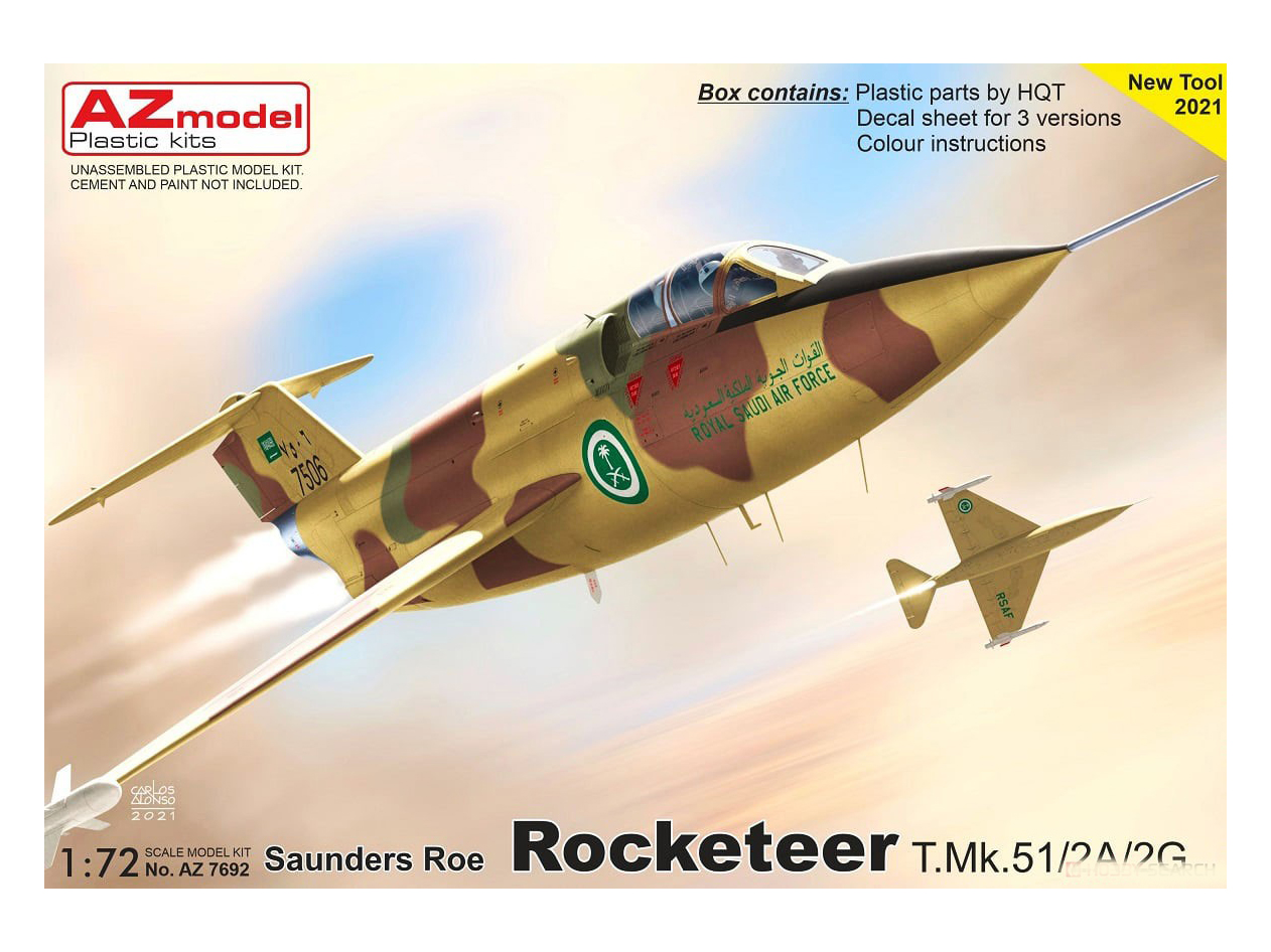 AZ7692  авиация  Rocketeer T.Mk.51/2A/2G  (1:72)